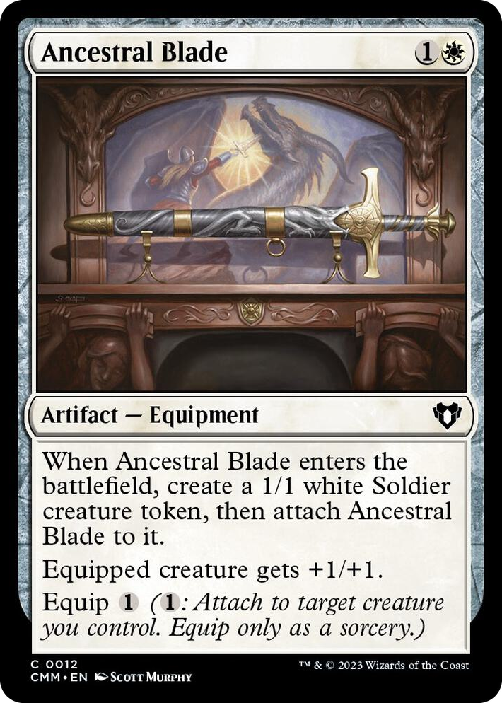 0012 Ancestral Blade C Commander Masters