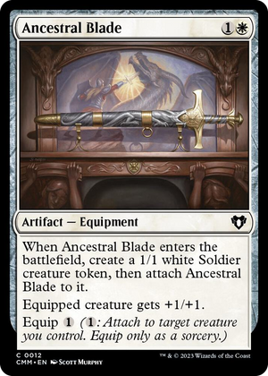 0012 Ancestral Blade C Commander Masters