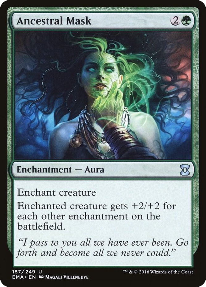 Ancestral Mask #157 U - Eternal Masters Pokemon card
