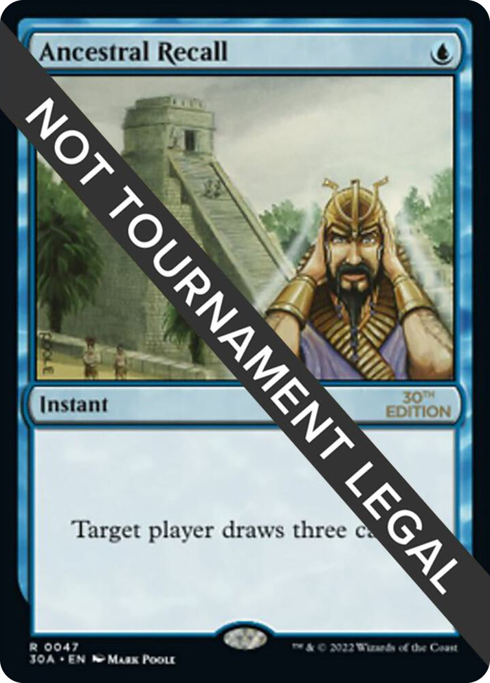 0047 Ancestral Recall R 30th Anniversary Edition
