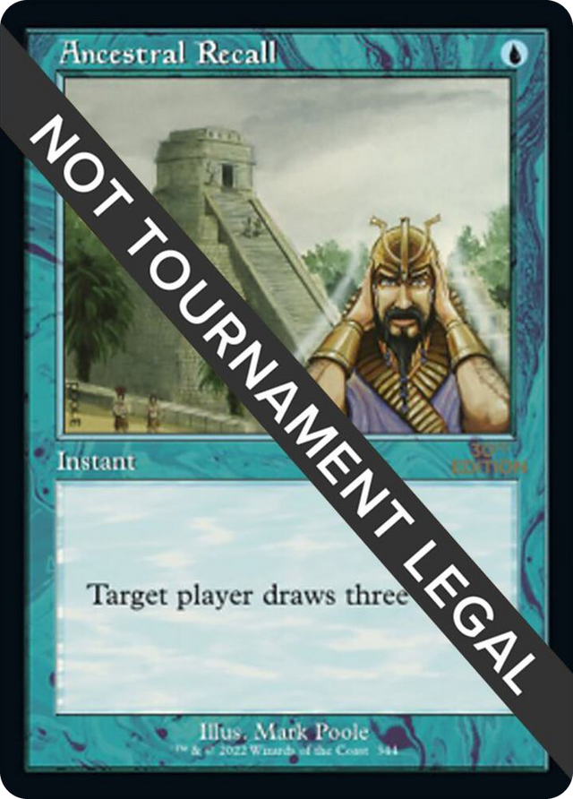 0344 Ancestral Recall (Retro Frame) R 30th Anniversary Edition
