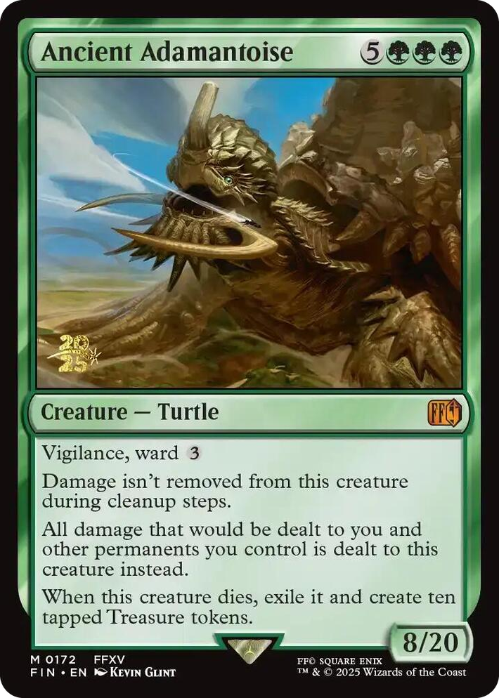 0172 Ancient Adamantoise M Prerelease Cards
