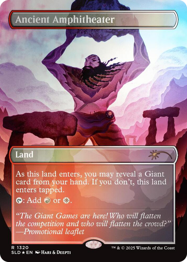 1320 Ancient Amphitheater (Rainbow Foil) R Secret Lair Drop Series