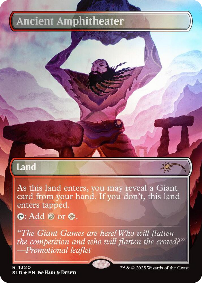Ancient Amphitheater (Rainbow Foil) #1320 R - Secret Lair Drop Series Pokemon card