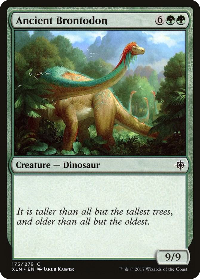 0175 Ancient Brontodon C Ixalan