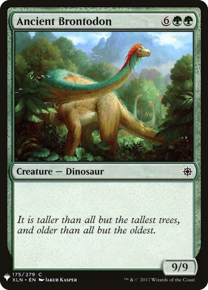 Ancient Brontodon #175 C - The List Reprints Pokemon card