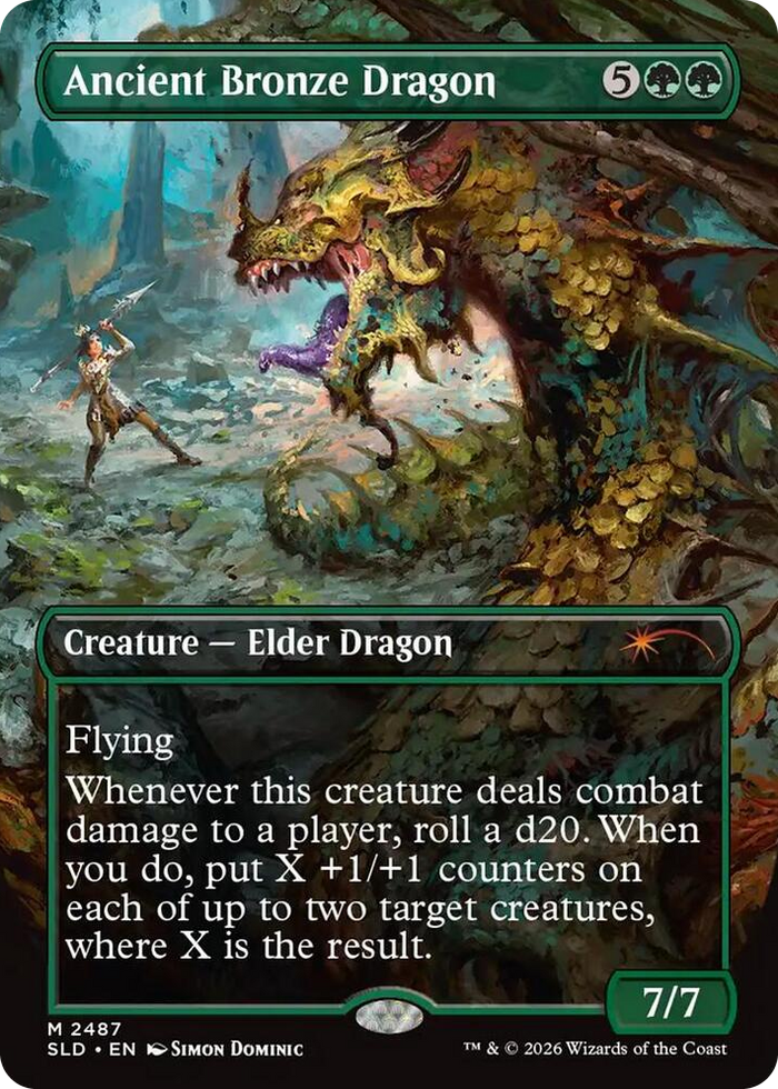 Ancient Bronze Dragon #2487 M - Secret Lair Drop Series Pokemon card