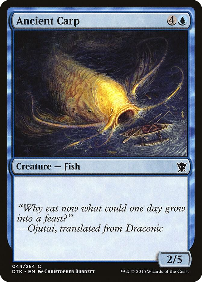 0044 Ancient Carp C Dragons of Tarkir