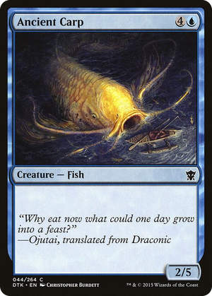 0044 Ancient Carp C Dragons of Tarkir