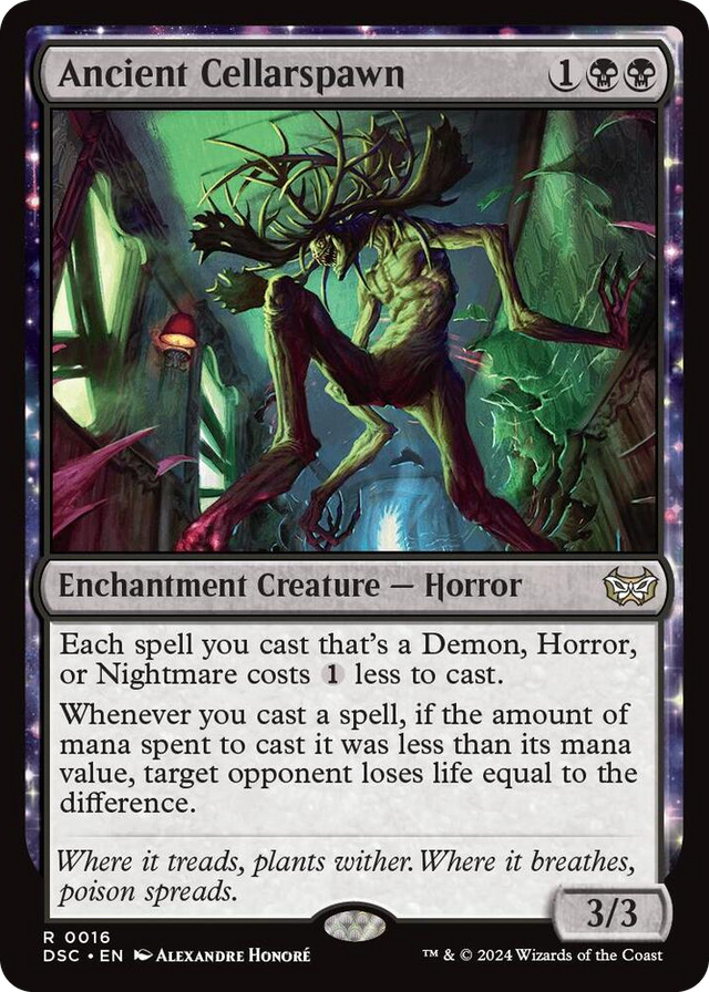 0016 Ancient Cellarspawn R Commander: Duskmourn: House of Horror
