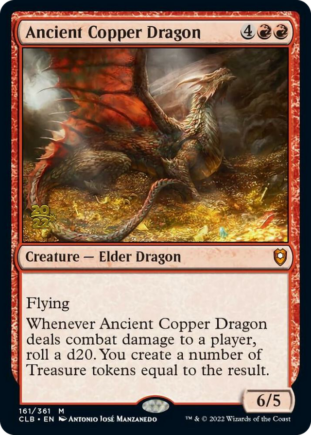 0161 Ancient Copper Dragon M Prerelease Cards