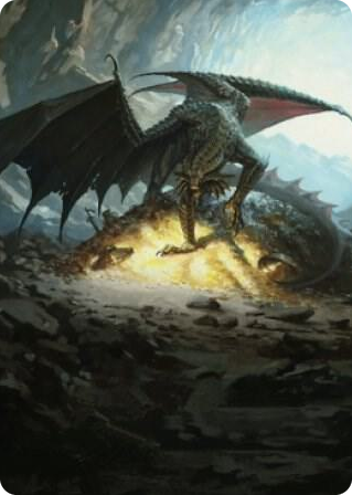 0004 Ancient Copper Dragon Art Card (4/81) S Art Series: Commander Legends: Battle for Baldur's Gate