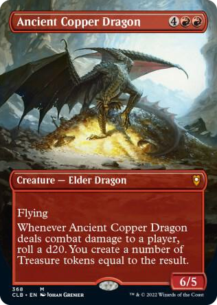 0368 Ancient Copper Dragon (Borderless) M Commander Legends: Battle for Baldur's Gate