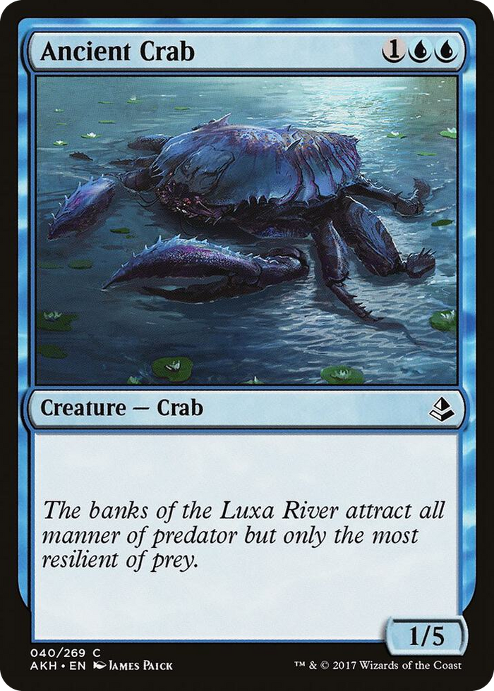 Ancient Crab #40 C - Amonkhet Pokemon card