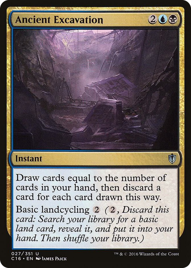 Ancient Excavation #27 U - Commander 2016 Pokemon card
