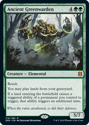 0178 Ancient Greenwarden M Promo Pack: Zendikar Rising
