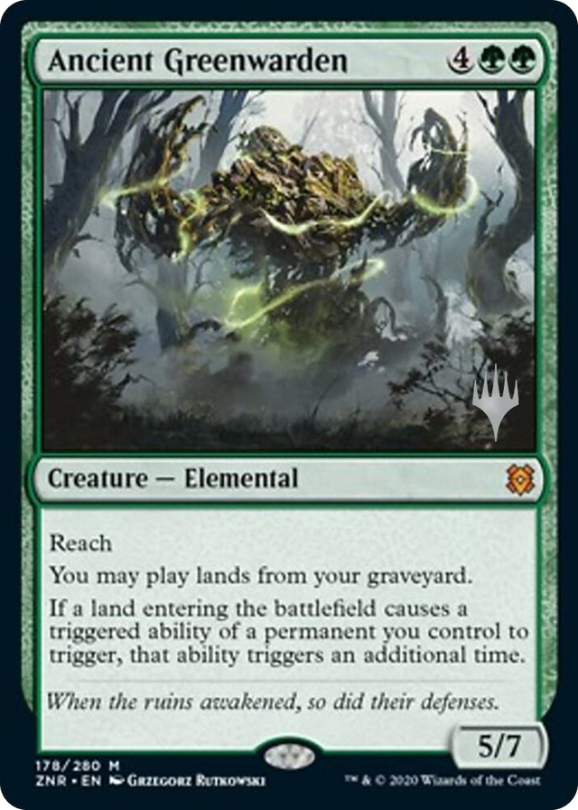 0178 Ancient Greenwarden M Promo Pack: Zendikar Rising