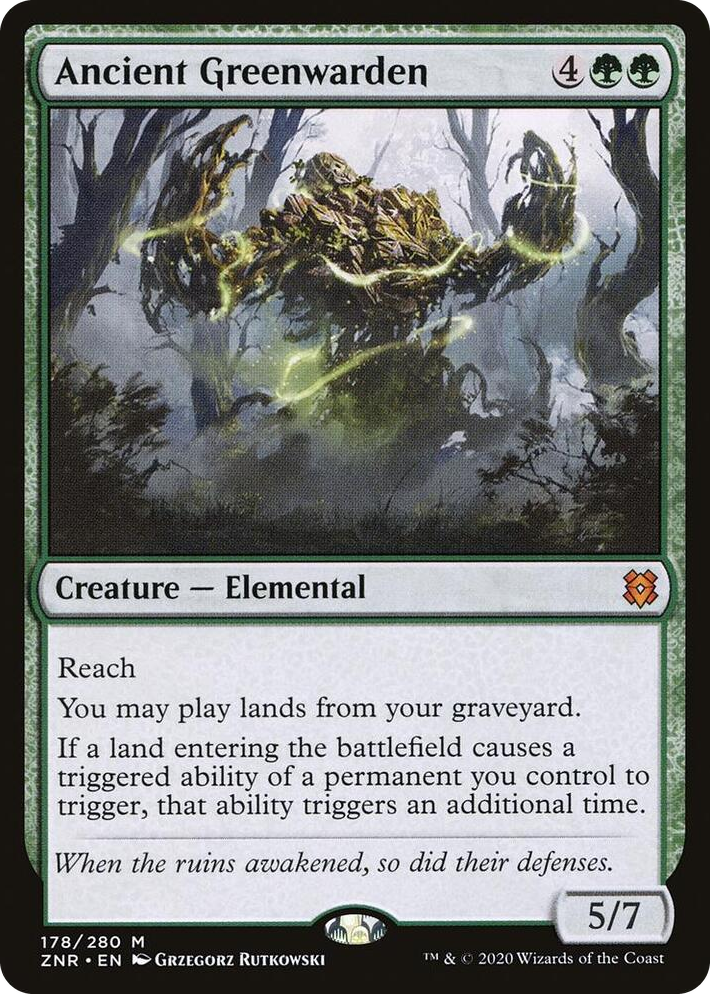 0178 Ancient Greenwarden M Zendikar Rising
