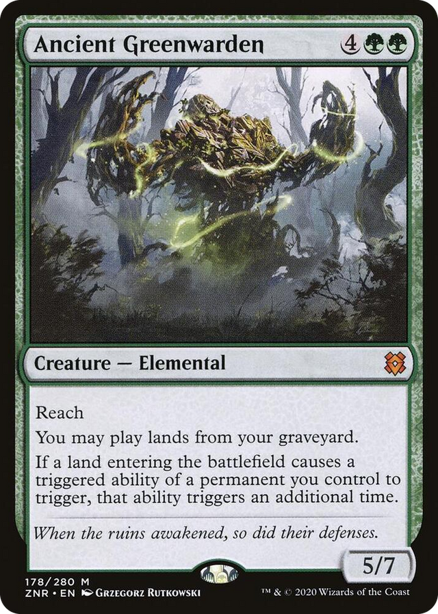 0178 Ancient Greenwarden M Zendikar Rising