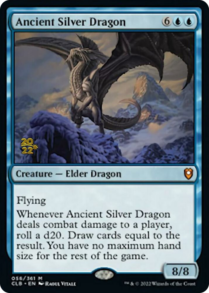 Ancient Silver Dragon #56 M - Prerelease Cards Pokemon card