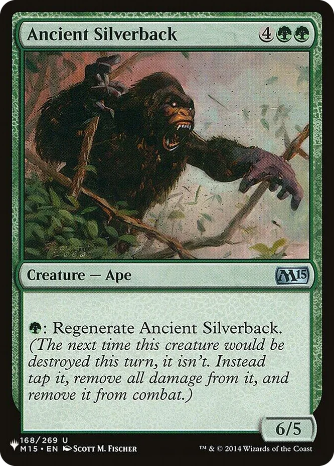 0168 Ancient Silverback U The List Reprints