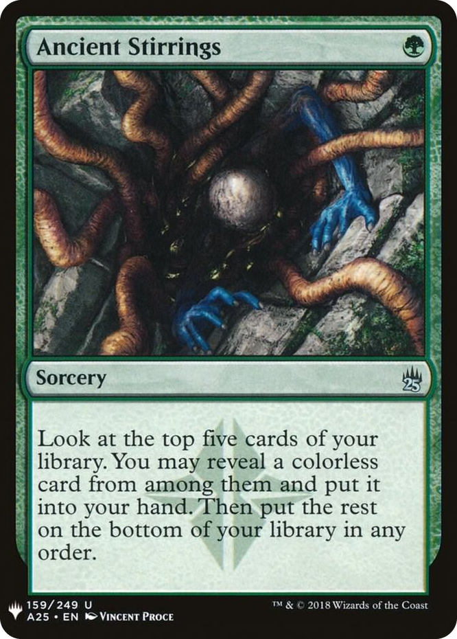Ancient Stirrings #159 U - The List Reprints Pokemon card