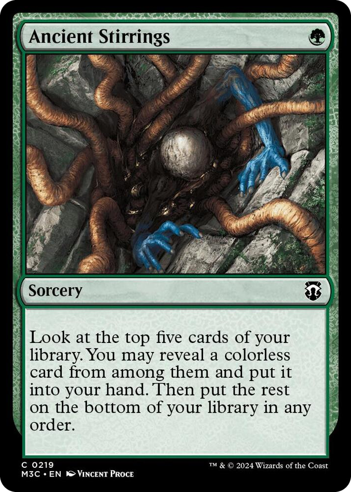 0219 Ancient Stirrings C Commander: Modern Horizons 3