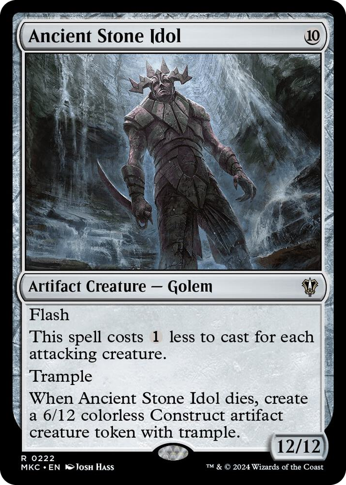 0222 Ancient Stone Idol R Commander: Murders at Karlov Manor