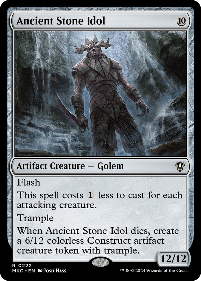 0222 Ancient Stone Idol R Commander: Murders at Karlov Manor