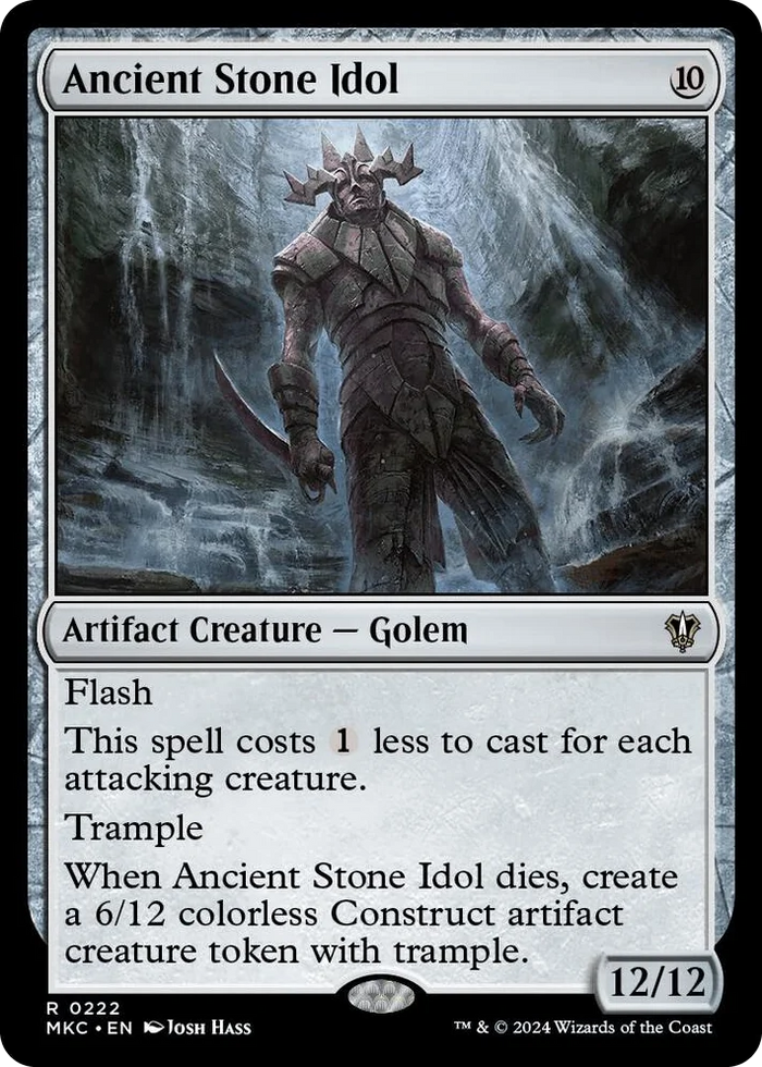 0222 Ancient Stone Idol R Commander: Murders at Karlov Manor