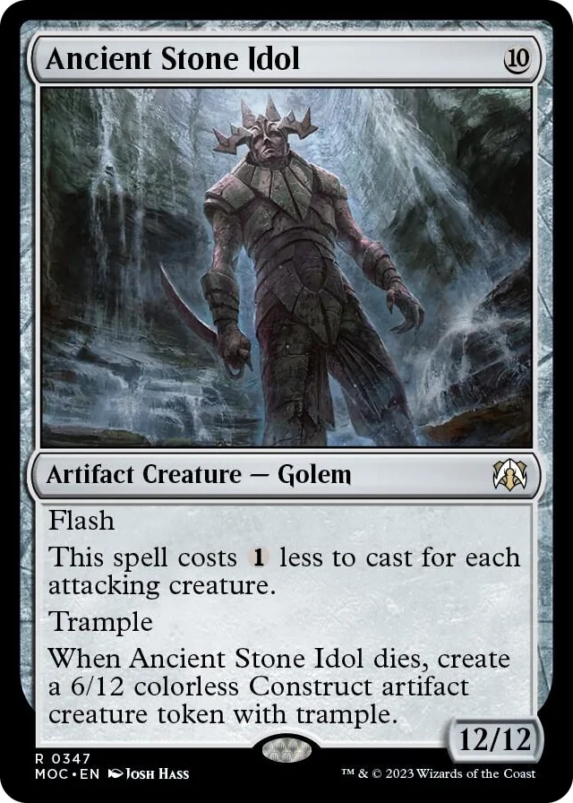 0347 Ancient Stone Idol R Commander: March of the Machine