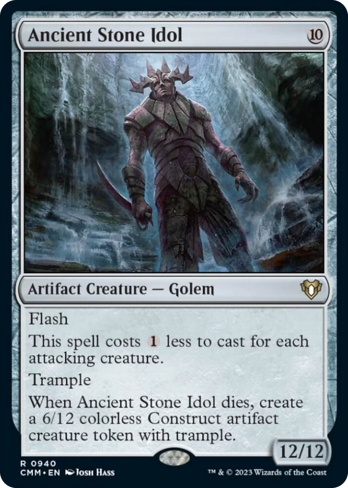 0940 Ancient Stone Idol R Commander Masters