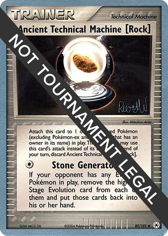 0085 Ancient Technical Machine [Rock] - 2004 (Reed Weichler) Uncommon World Championship Decks