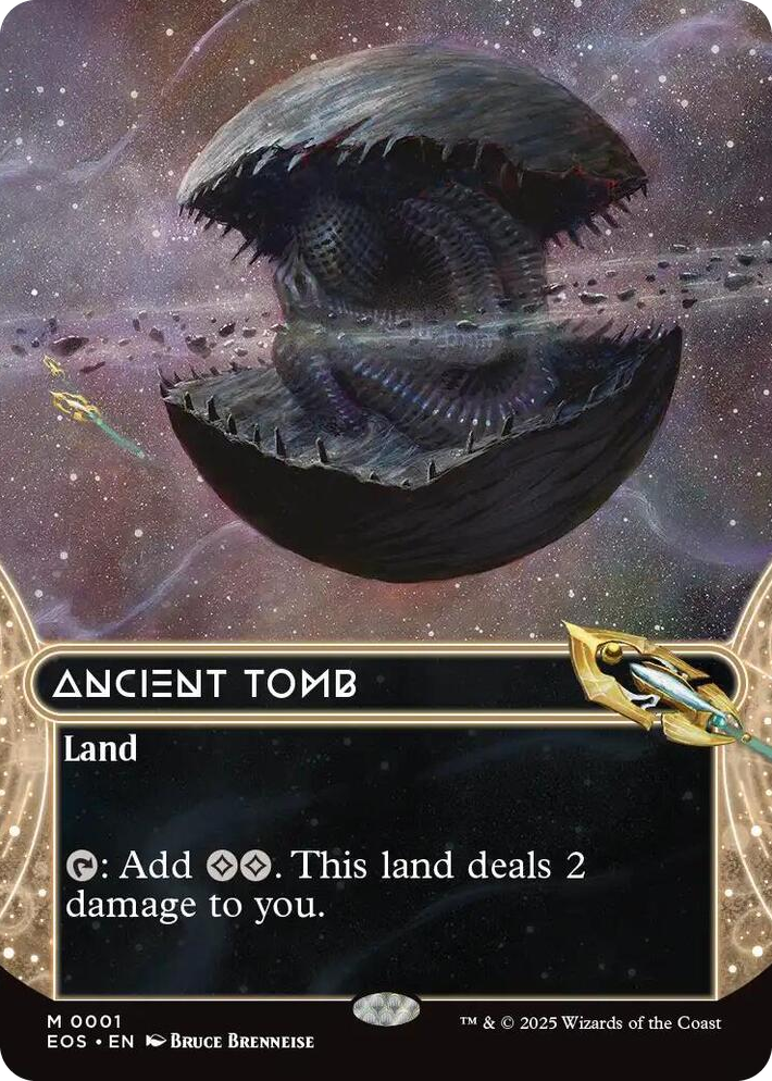 0001 Ancient Tomb (0001) (Borderless) M Edge of Eternities: Stellar Sights