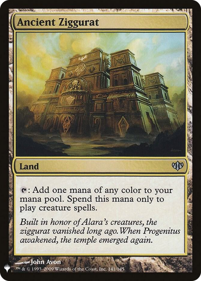 0141 Ancient Ziggurat U The List Reprints