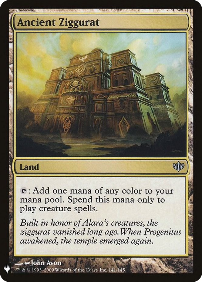 Ancient Ziggurat #141 U - The List Reprints Pokemon card