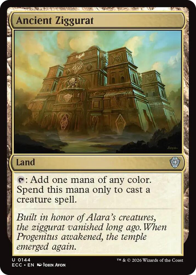 0144 Ancient Ziggurat U Commander: Lorwyn Eclipsed