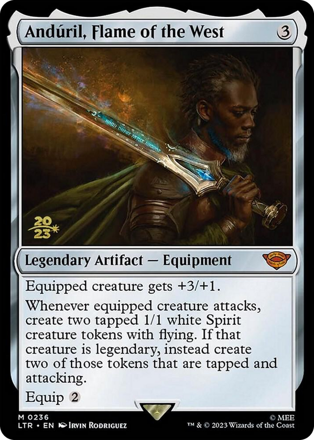 0236 Anduril, Flame of the West M Prerelease Cards