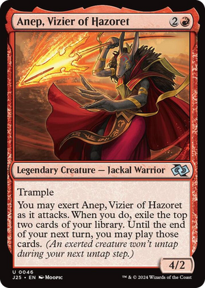 0046 Anep, Vizier of Hazoret (Anime) U Foundations Jumpstart