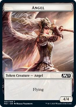 0001 Angel // Knight Double-Sided Token T Core Set 2021