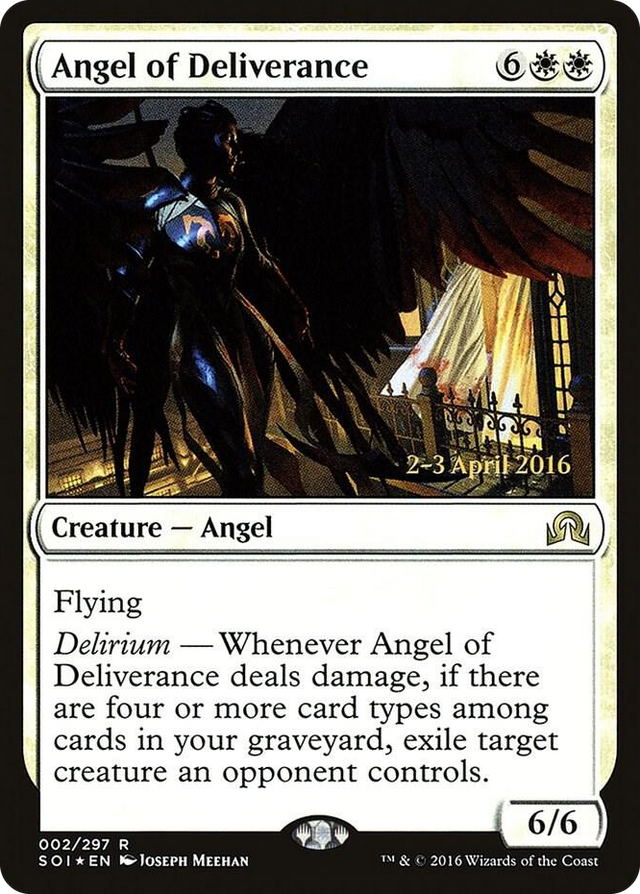 0002 Angel of Deliverance R Prerelease Cards