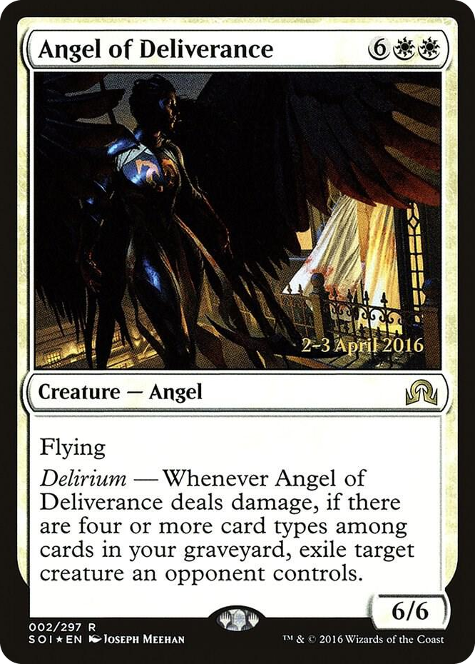 0002 Angel of Deliverance R Prerelease Cards