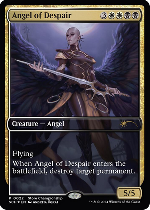 0022 Angel of Despair P Game Day & Store Championship Promos