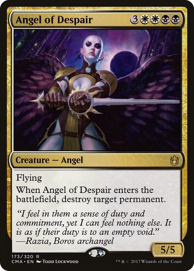 Angel of Despair #173 R - Commander Anthology Pokemon card
