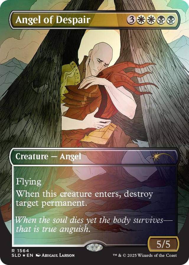 1564 Angel of Despair (Rainbow Foil) R Secret Lair Drop Series