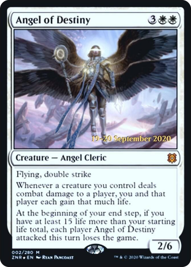 0002 Angel of Destiny M Prerelease Cards
