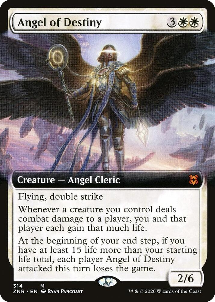 0314 Angel of Destiny (Extended Art) M Zendikar Rising