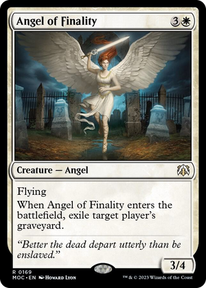 0169 Angel of Finality R Commander: March of the Machine