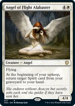 0077 Angel of Flight Alabaster R Commander: Innistrad: Crimson Vow
