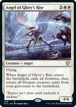 0079 Angel of Glory's Rise R Commander: Innistrad: Midnight Hunt